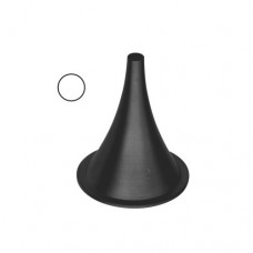 Farrior Ear Speculum Fig. 4 - Black Stainless Steel, 3.6 cm / 1 1/2" Diameter 8.5 mm